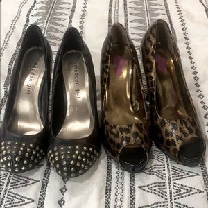 Madden Girl Stud Platform Heels